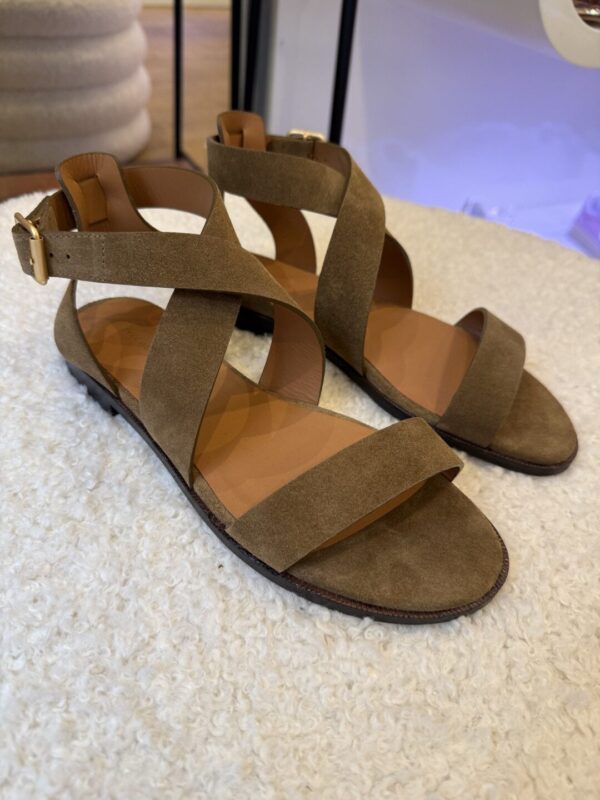 Sandals n°202 Suede Bark