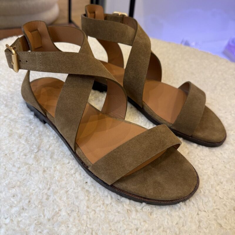 Sandals n°202 Suede Bark