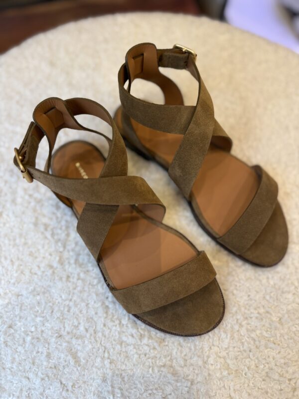 Sandals n°202 Suede Bark – Image 2