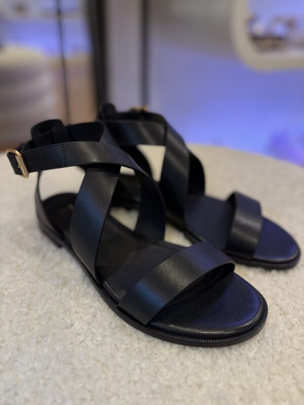 Sandals n°202 Leather Black – Image 2