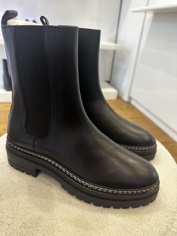 Bobbies Boots Clover cuir Agneau noir – Image 2
