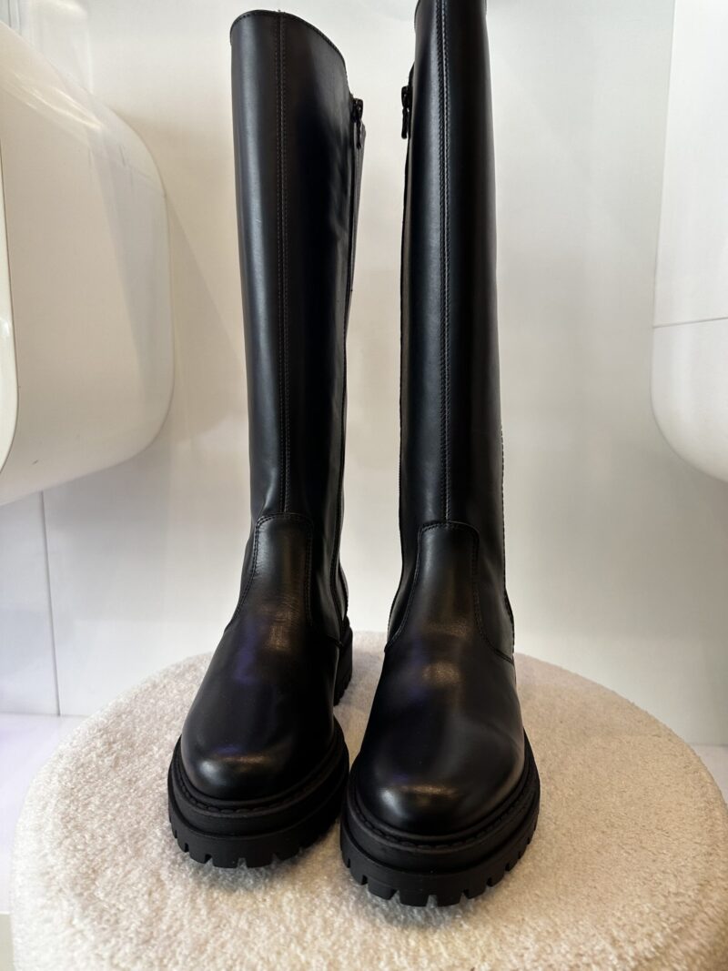 Nėrogiardini Bottes Cuir Noir