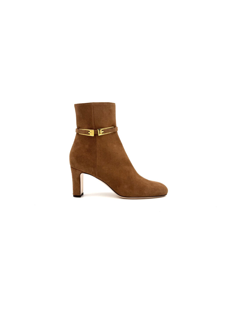 AGL Bottine Ginny Suède Camel